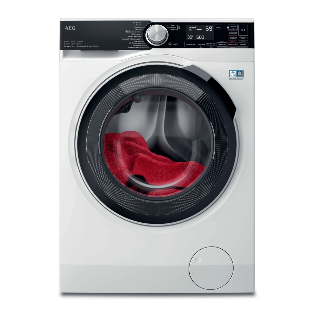 AEG LWR8T166YAB washer dryer Freestanding Front-load White – image 2