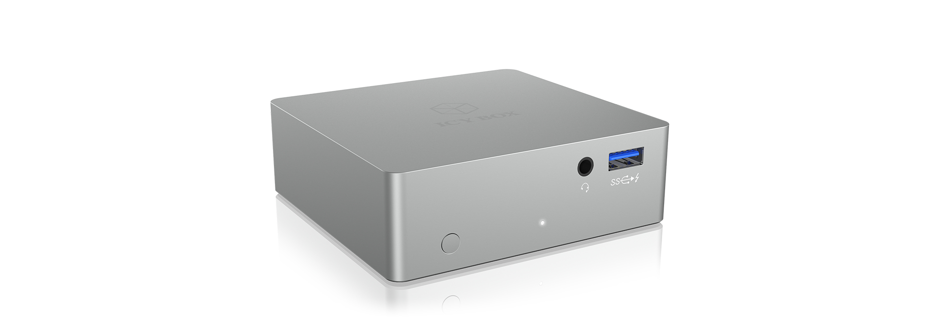 ICY BOX IB-DK2301-C Wired USB 3.2 Gen 1 (3.1 Gen 1) Type-C Silver