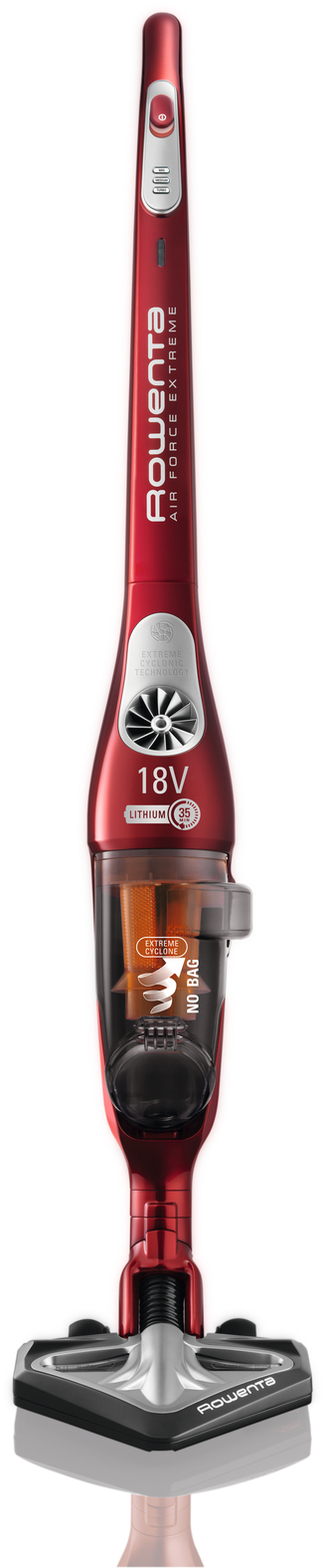 Rowenta Air Force RH8813WH stick vacuum/electric broom Battery Dry Foam Bagless