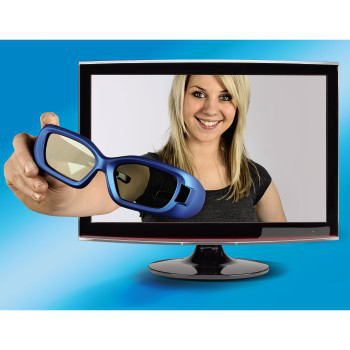 Hama 00095562 stereoscopic 3D glasses Blue – image 2