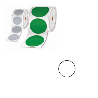 Brother LTZ12050FPEL étiquette auto-collante Cercle Blanc