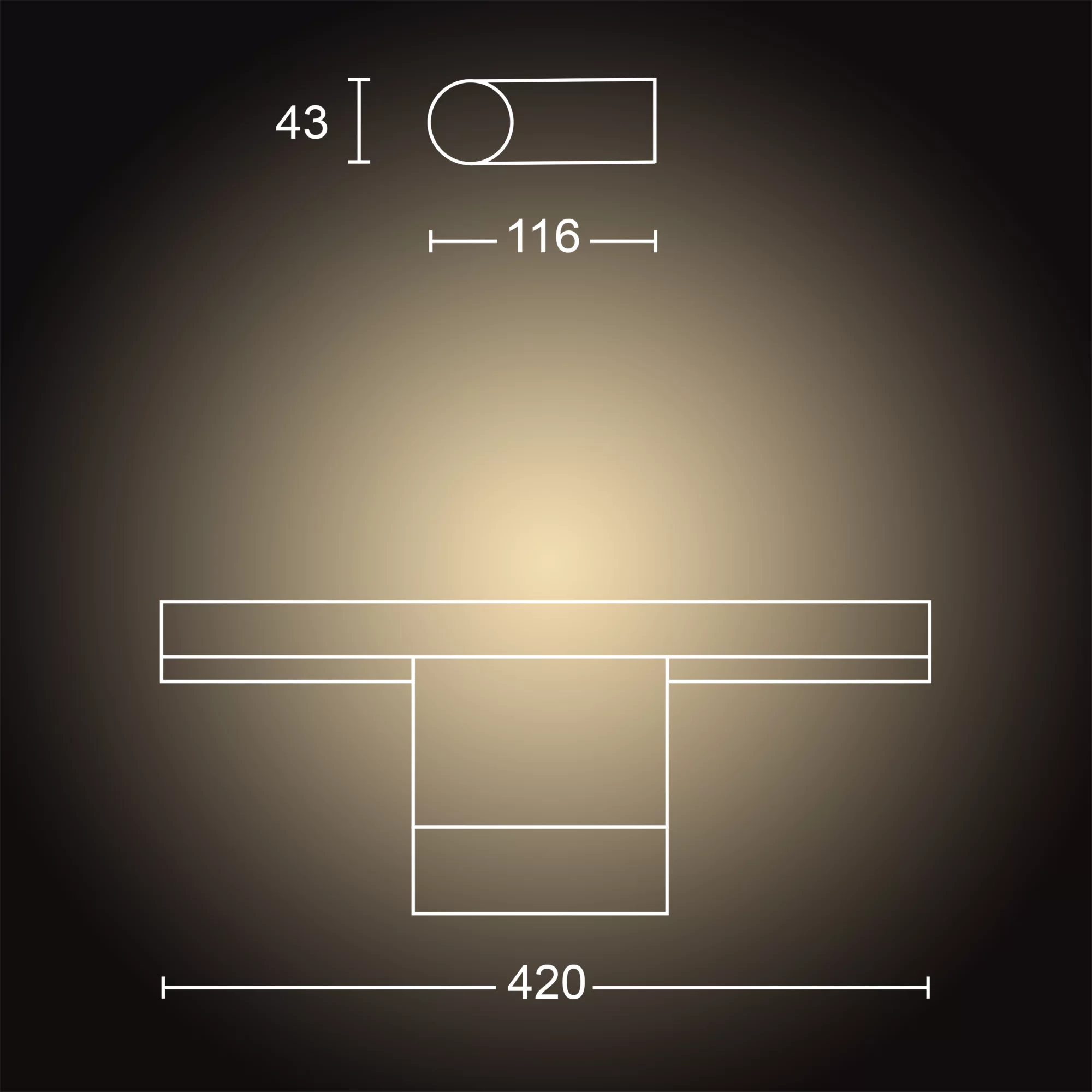 Philips by Signify Philips Hue White ambience 3418331P6 Smart wall light Bluetooth/Zigbee – image 4