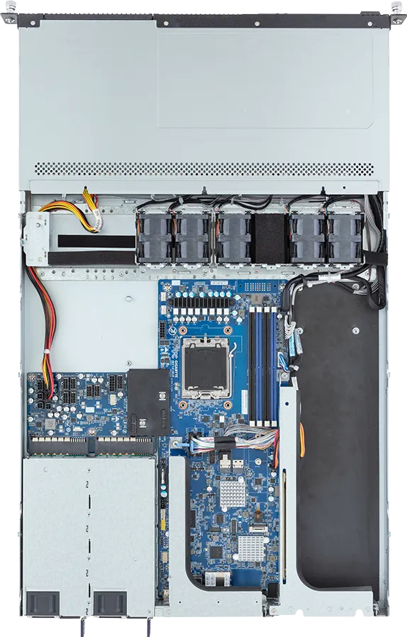 GIGABYTE R133-C13-AAG1 AMD B650E Socket AM5 Rack (1U) Black, Steel – image 3