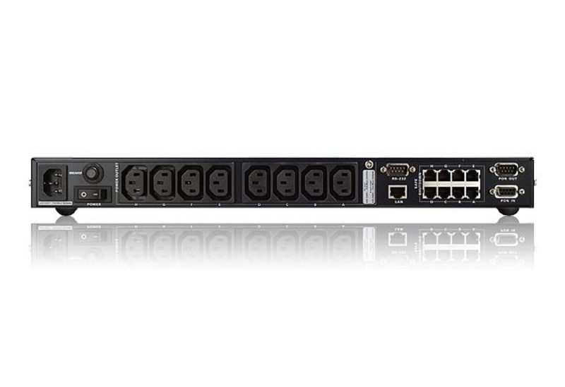 ATEN PN9108 power distribution unit (PDU) 8 AC outlet(s) 1U Black – image 2