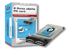 Conceptronic 2-ports eSATA PC Card – image 2