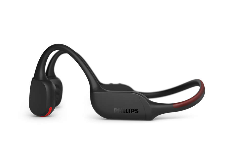 Philips TAA7607BK/00 headphones/headset Wireless Neck-band Sports Bluetooth Black, Red