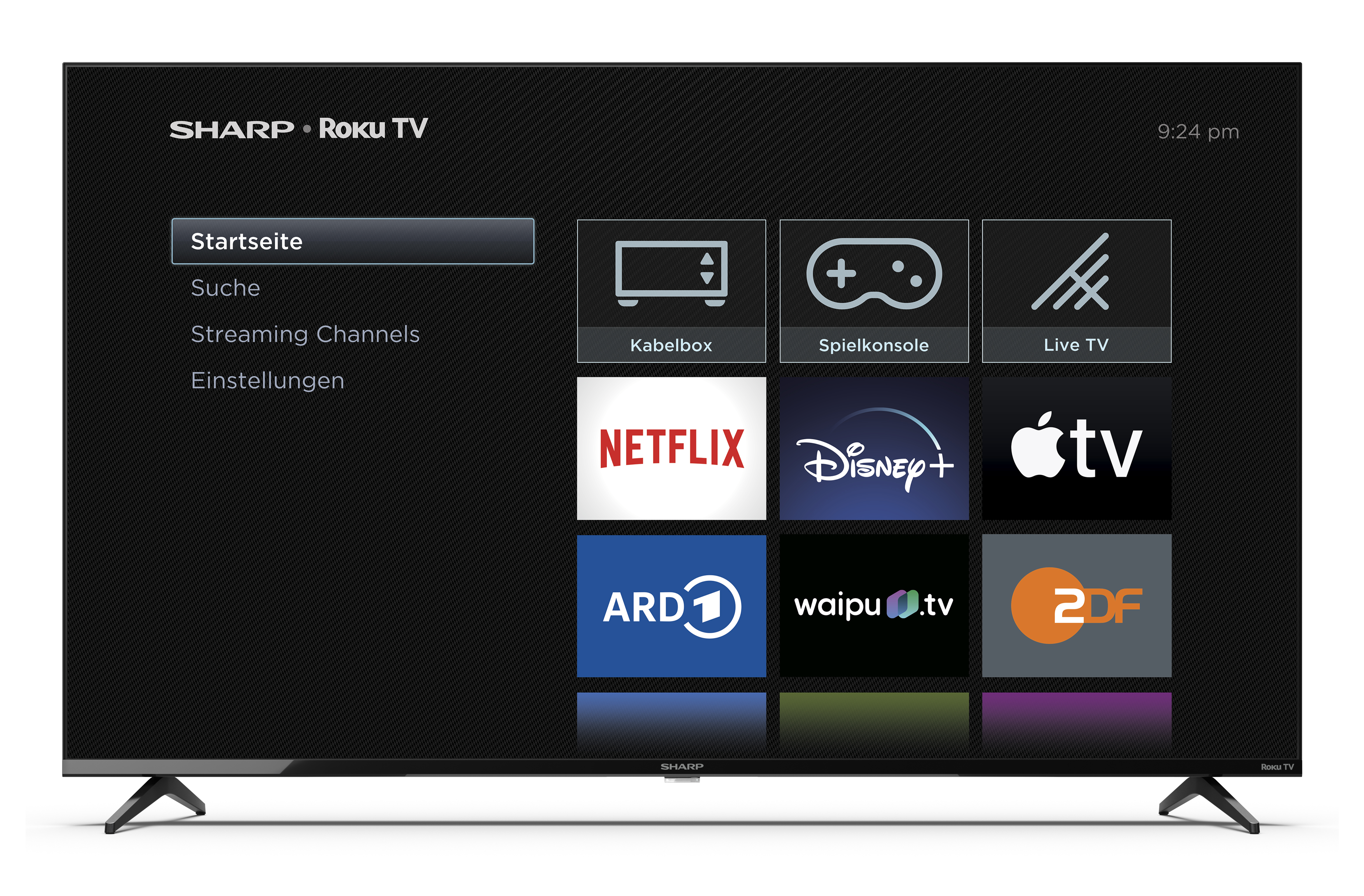 Sharp 55GJ4225E 139,7 cm (55 ) 4K Ultra HD Smart TV Wifi Noir Neuf — photo 2