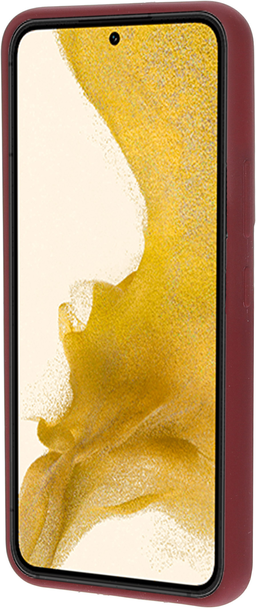 Mobiparts Silicone Cover Samsung Galaxy S22 Plum Red – image 4