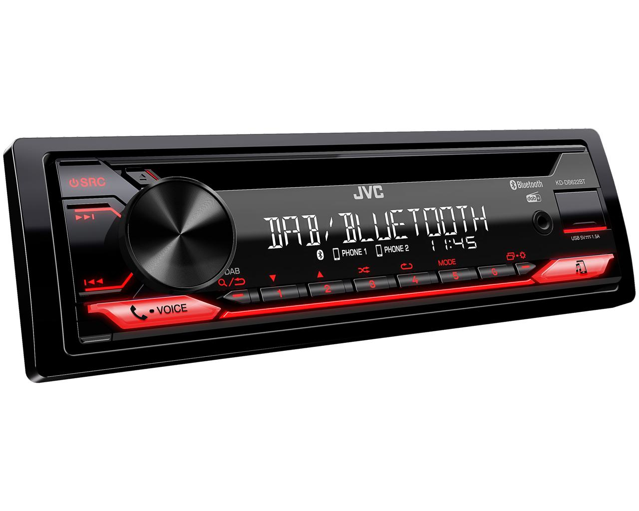 JVC KD-DB622BT car media receiver Black – image 3