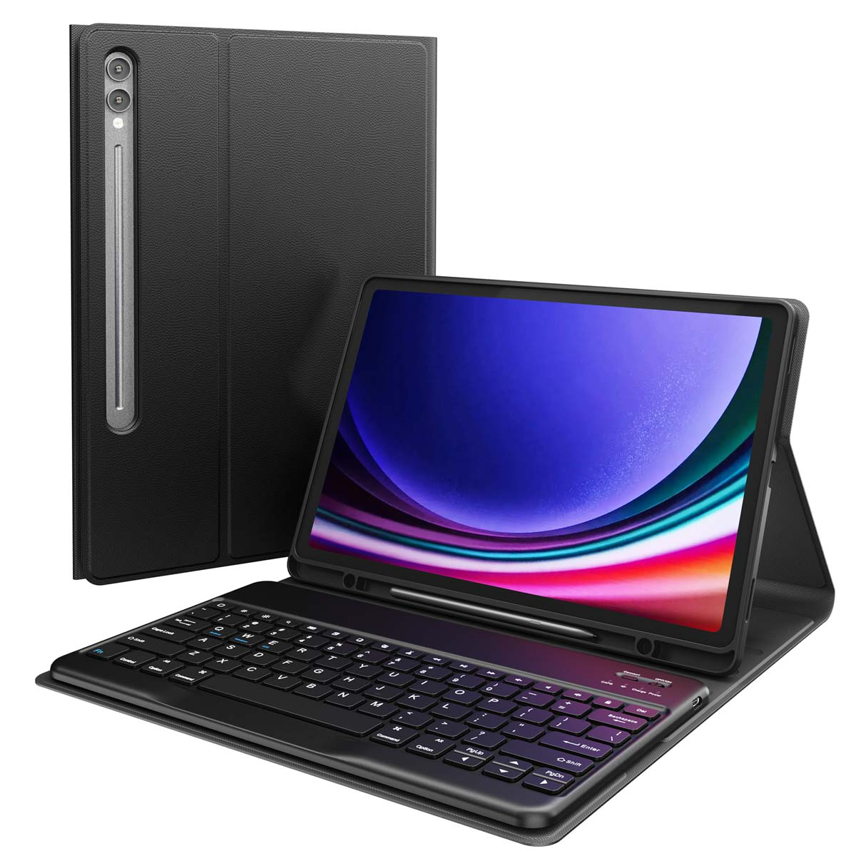 Accezz SH00081301 mobile device keyboard QWERTY Bluetooth Black