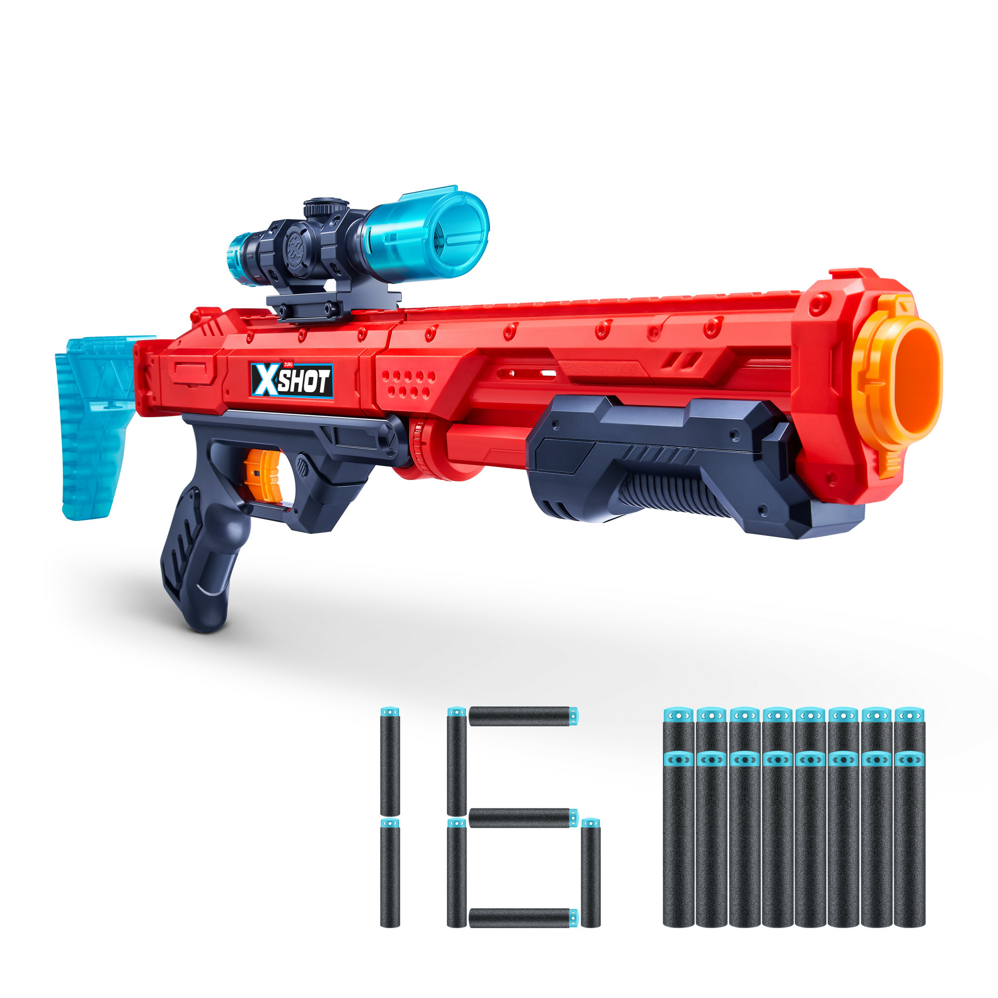 Resim XSHOT 36435 Oyuncak Blaster Çok Renkli Plastik 27m Atış Gücü