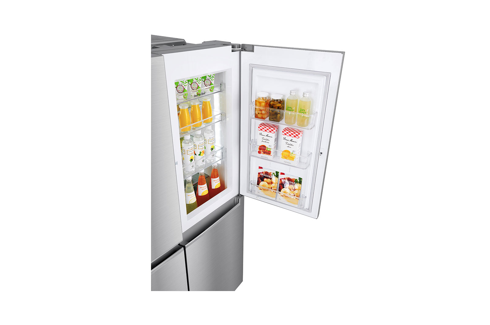 LG LS65MDP side-by-side refrigerator Freestanding Silver – image 4