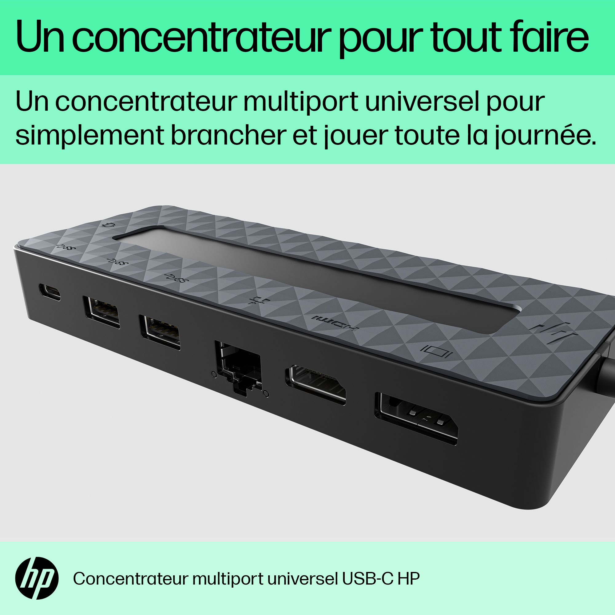 HP Universal USB-C Multiport Hub. Connectivity technology: Docking, Host interface: USB 3.2 Gen 2 (3.1 Gen 2) Type-C. Prod