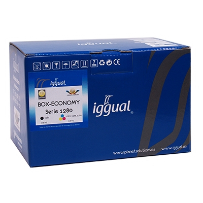 iggual PSIBE12 ink cartridge Black, Cyan, Magenta, Yellow – image 1