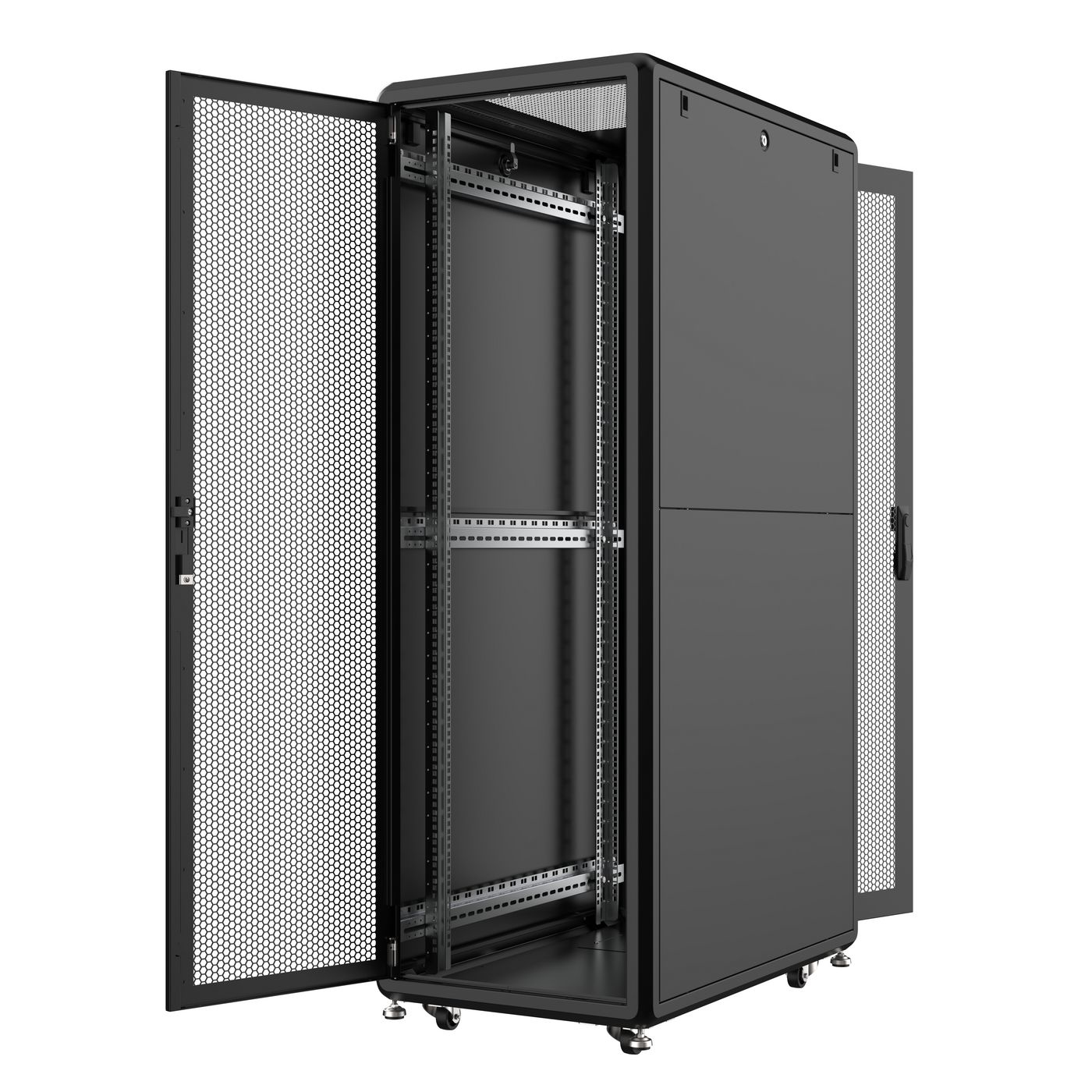 Lanview RSL36U61BL rack cabinet 36U Freestanding rack Black – image 2