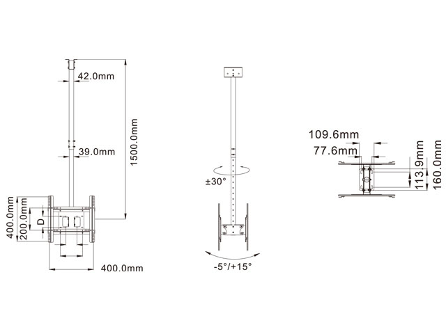 Nilox MB5477 TV mount/stand – image 2