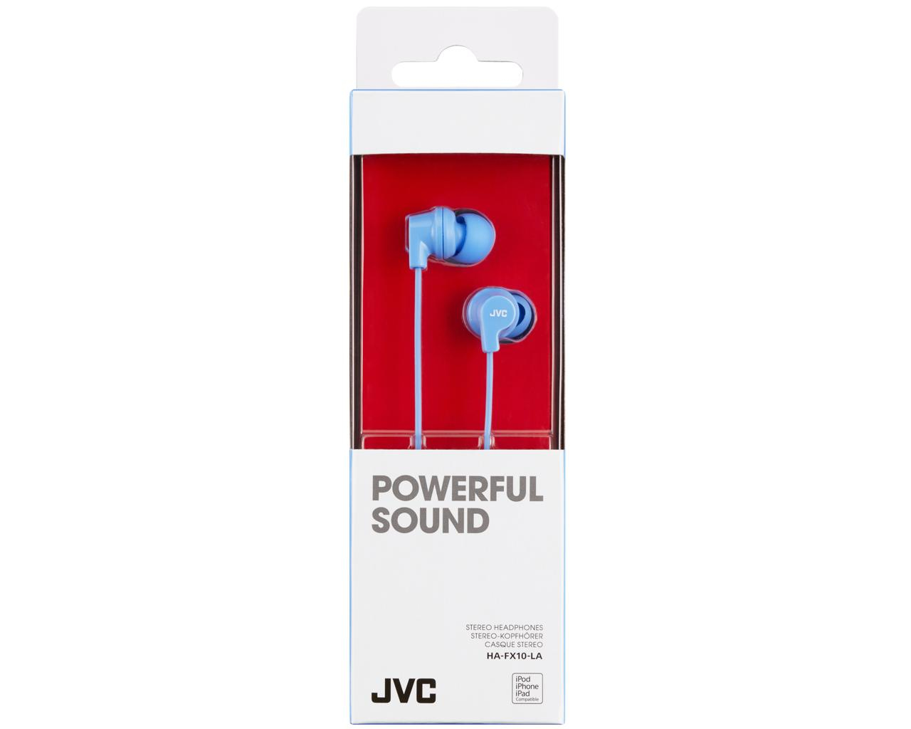 JVC HA-FX10-LA-E Colourful inner-ear headphones – image 2