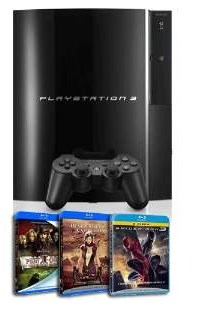 Sony Interactive Entertainment PlayStation 3 + 3 Movies