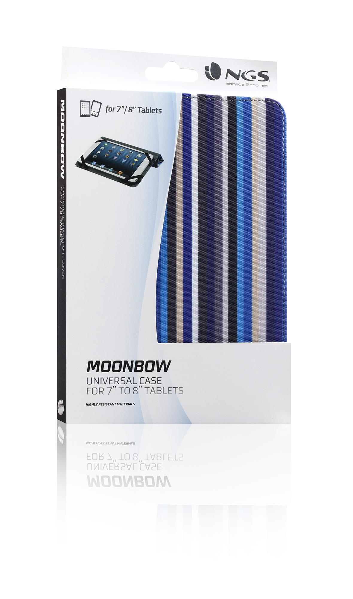 NGS Moonbow 20.3 cm (8") Folio Black, Blue, Cyan, Purple, Violet, White – image 5