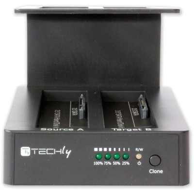 Techly 309746 storage drive docking station USB 3.2 Gen 1 (3.1 Gen 1) Type-B Black – image 2