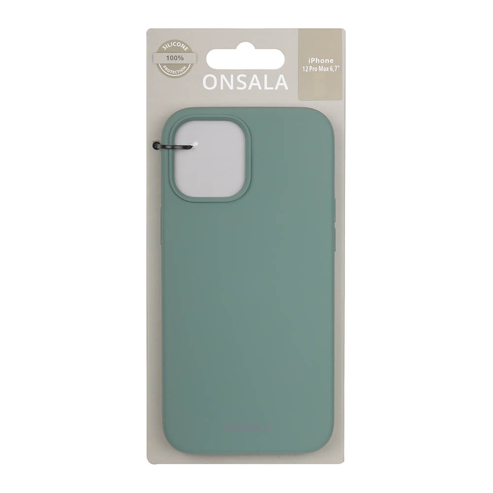 Onsala Phone Case Silicone Pine Green - iPhone 12 Pro Max – image 2