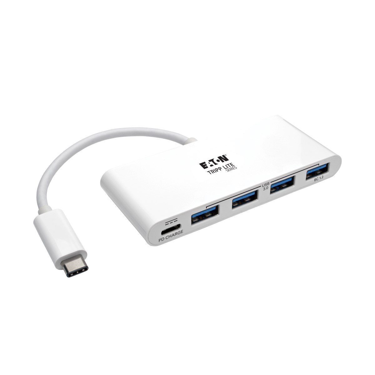 Tripp Lite U460-004-4A-C hub di interfaccia USB 3.2 Gen 1 (3.1 Gen 1) Type-C 5000 Mbit/s Bianco