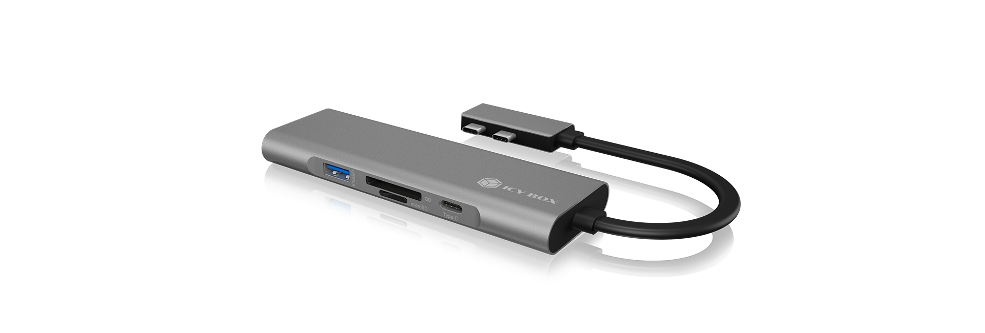 ICY BOX IB-DK4043-2C Docking Anthracite – image 2