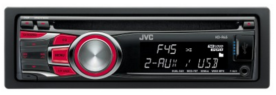 JVC KD-R45EY car media receiver Black Bluetooth