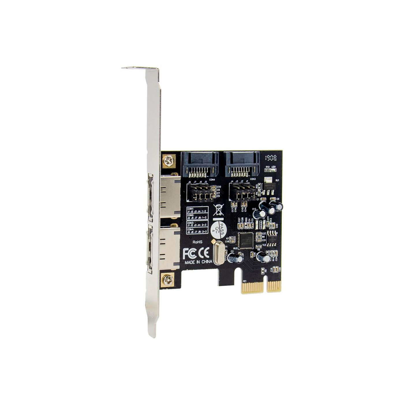 Microconnect MC-SATA3-T4 interface cards/adapter Internal SATA – image 3