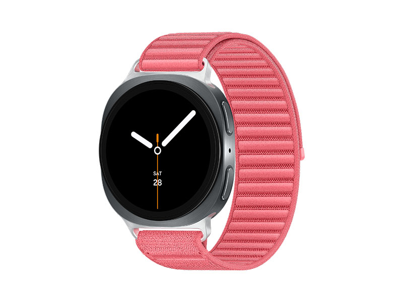 Samsung Galaxy Watch 8, Bluetooth, 40mm, Sport Band, Graphite, S/M + Fabric Band, Red, M/L – image 1