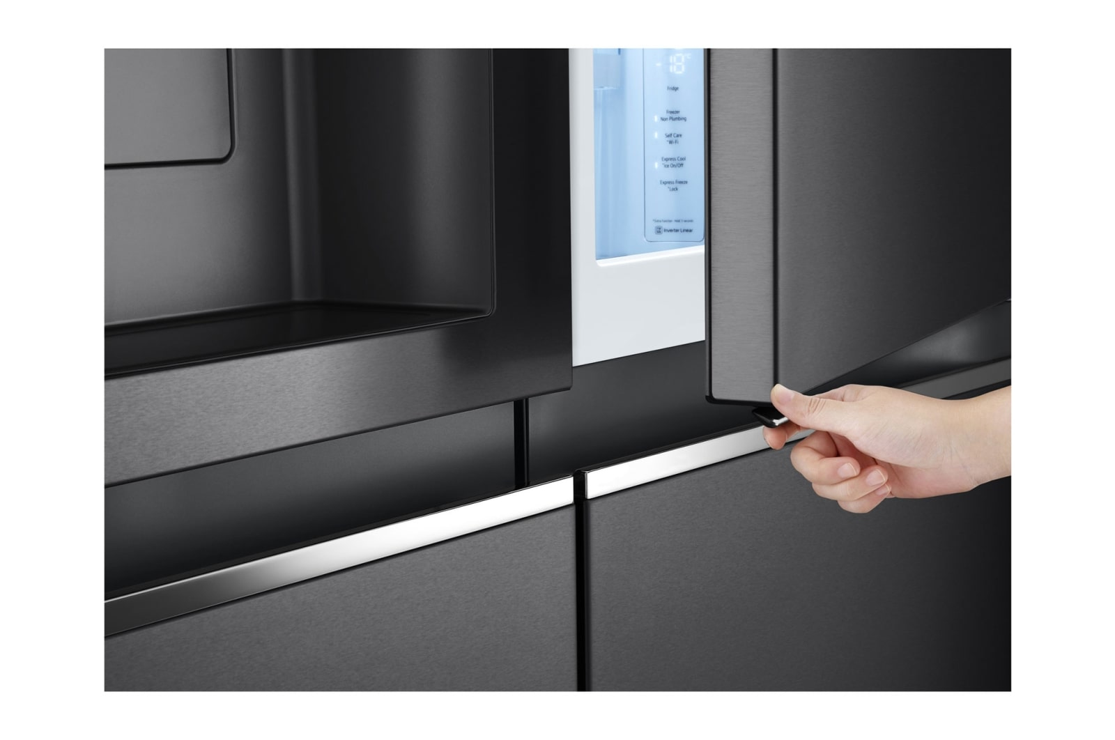 LG GSJV90MCAE side-by-side refrigerator Freestanding – image 7