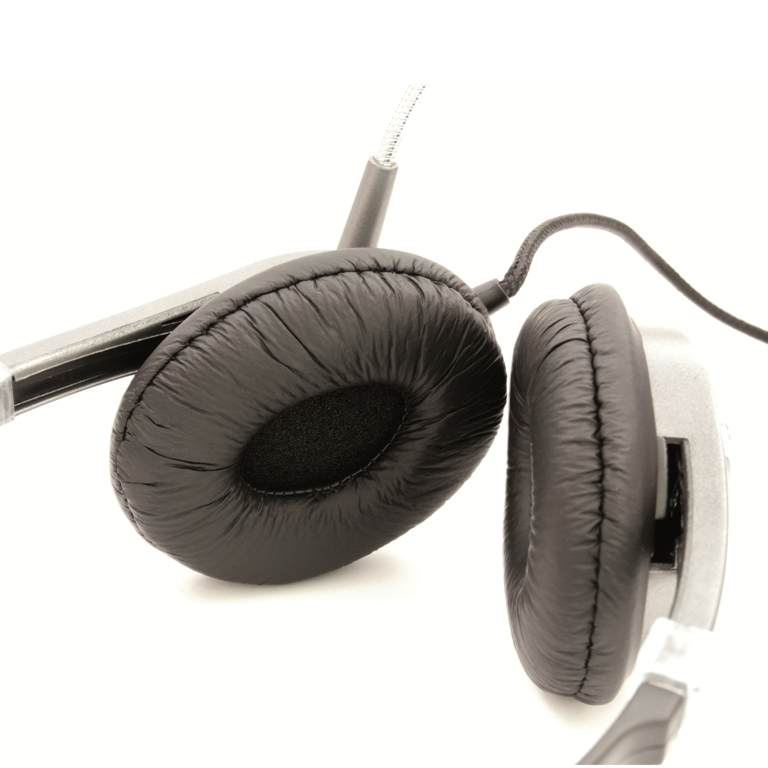 Ewent EW3561 headphones/headset Wired Head-band Calls/Music Black, Grey – image 3