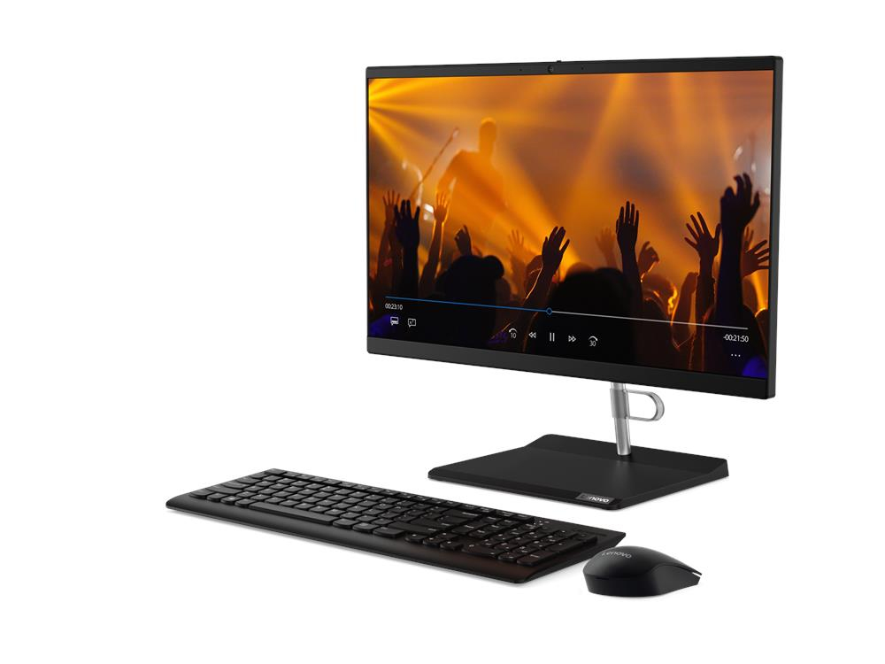 Lenovo V50a-22IMB AIO Intel® Core™ i5 i5-10400T 54.6 cm (21.5″) 1920 x 1080 pixels All-in-One PC 8 GB DDR4-SDRAM 1 TB HDD Windows 10 Pro Wi-Fi 5 (802.11ac) Black image 2