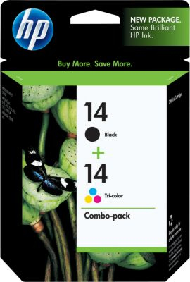 HP 14 Combo-pack Black/Tri-color