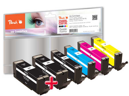 Peach 316838 ink cartridge 6 pc(s) Photo black, Photo cyan, Photo magenta, Black, Photo yellow