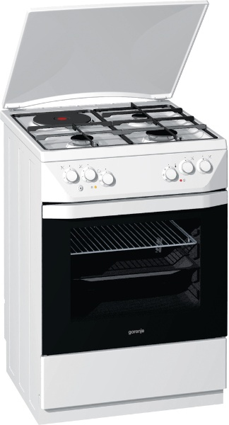 Gorenje K63120BW0 cooker Freestanding cooker Electric Combi White