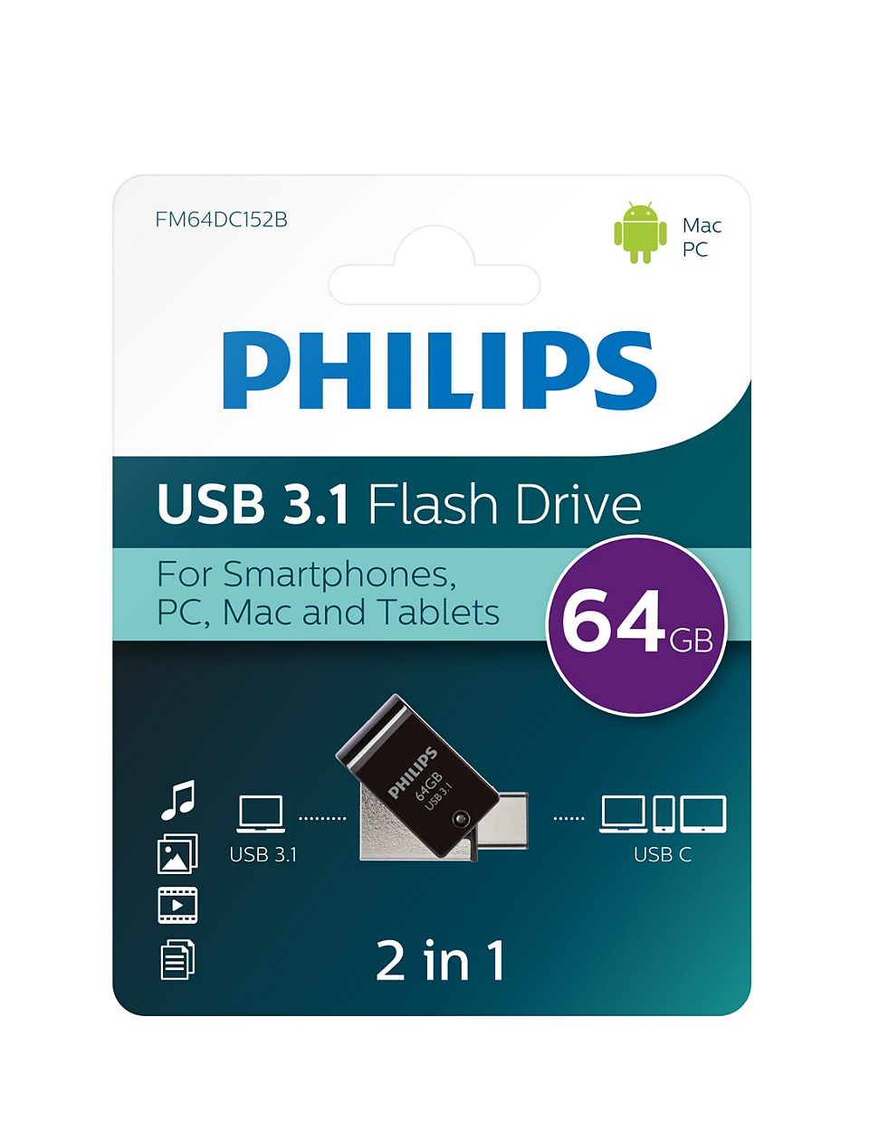 Philips FM64DC152B/00 USB flash drive – image 8