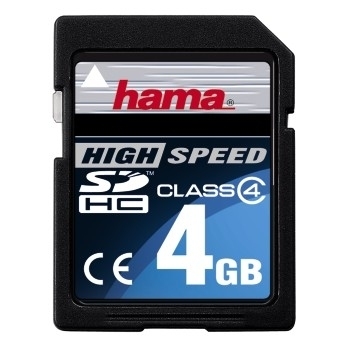 Hama HighSpeed SDHC 4GB Class 4, Samsung