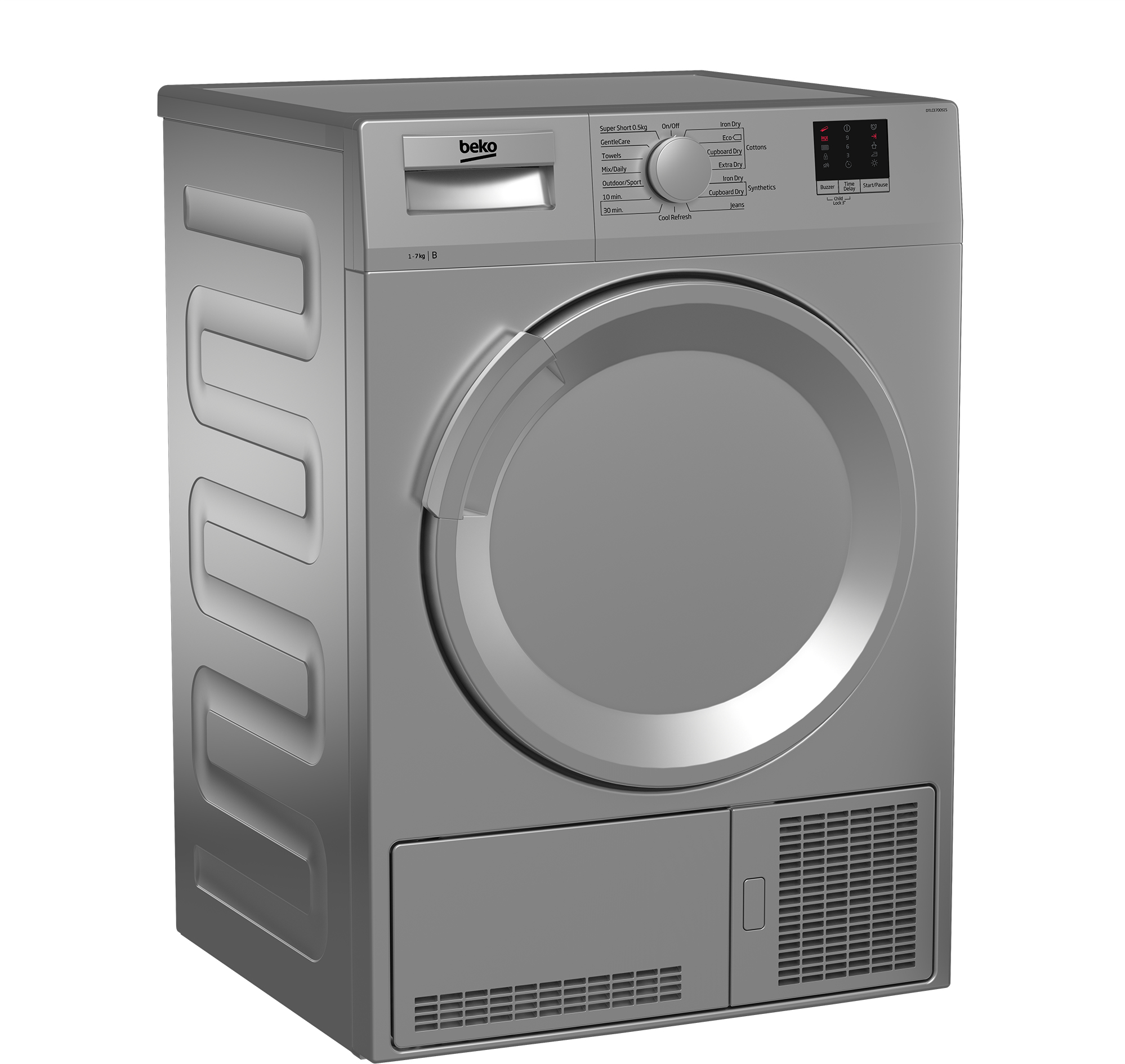 Beko DTLCE70051S 7kg Condenser Tumble Dryer with Sensor Programmes – image 2