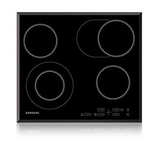 Samsung C61R2CCN hob Black Built-in Zone induction hob 4 zone(s)