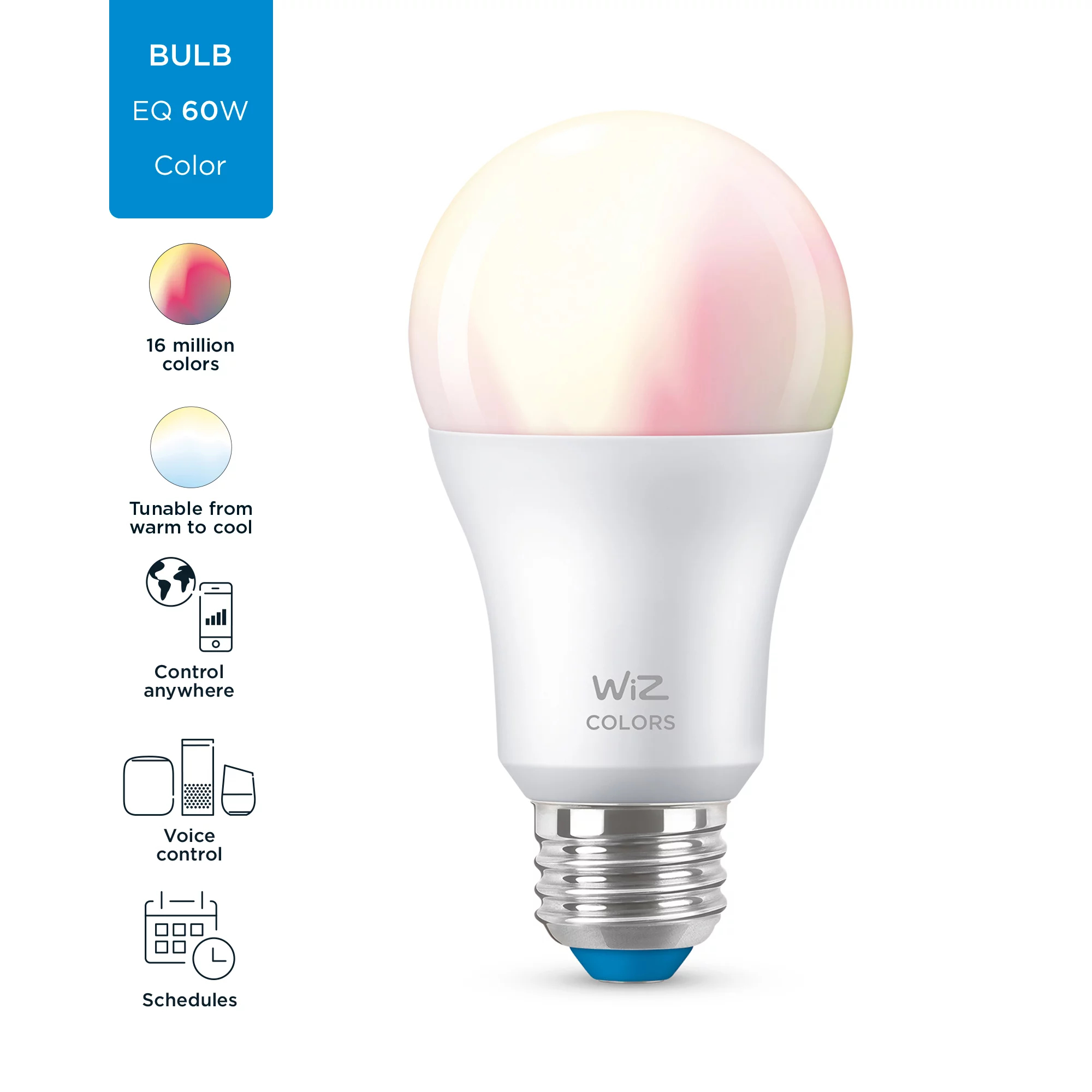 WiZ 046677603502 smart lighting Smart bulb Wi-Fi/Bluetooth – image 3