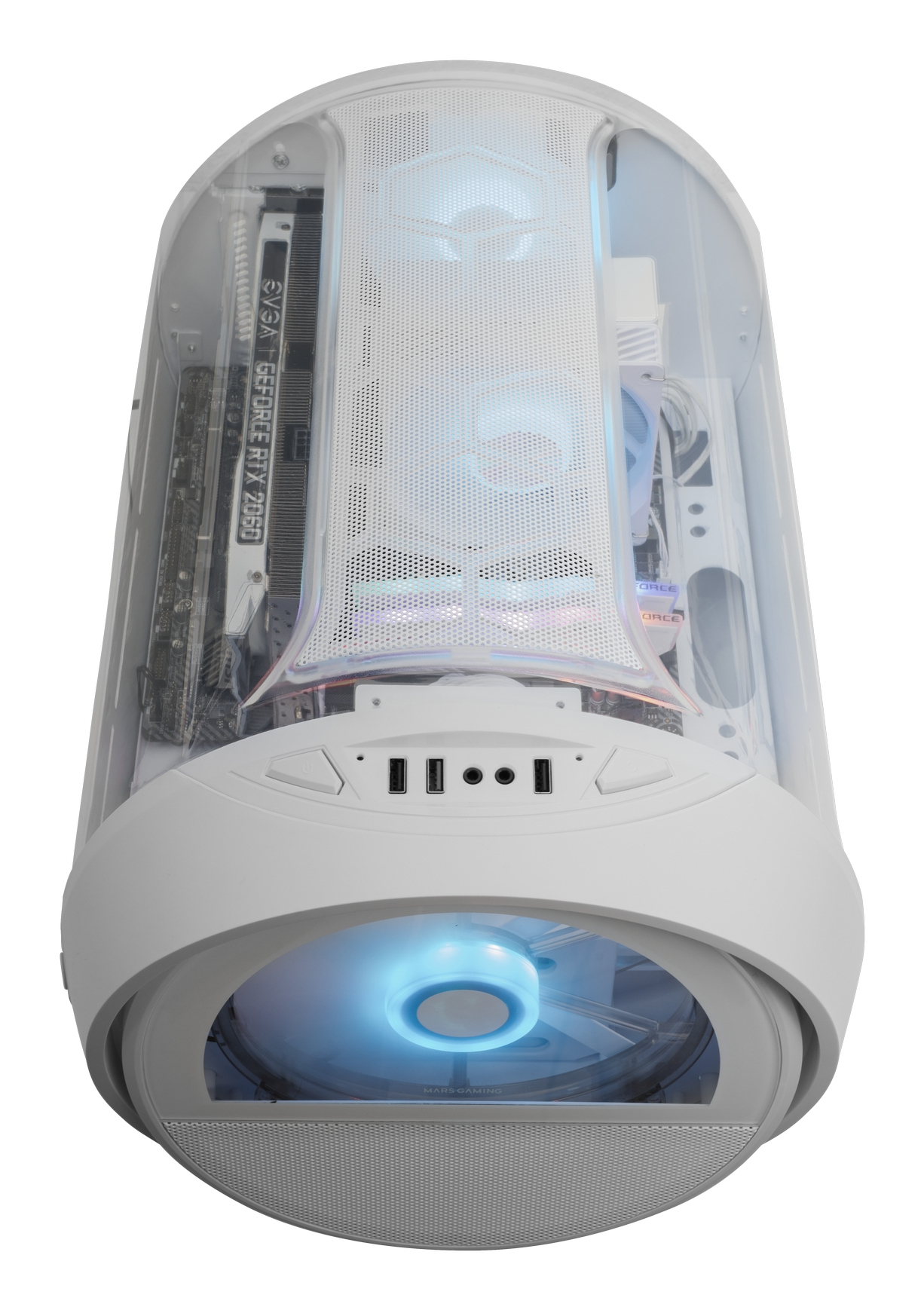 Mars Gaming MC-CYLONW Mini Tower White – image 6