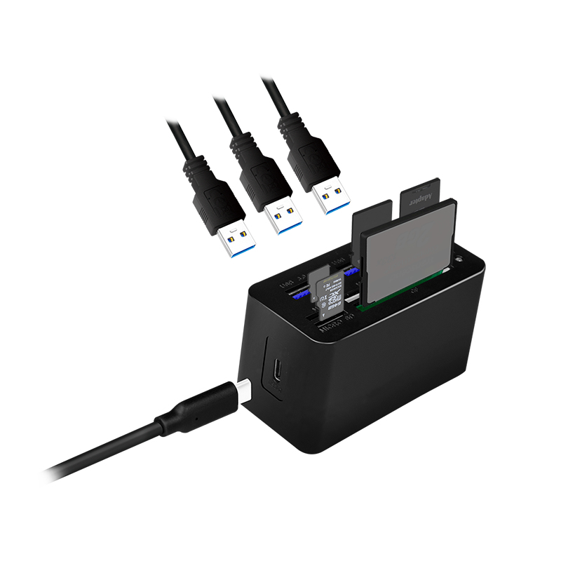 LogiLink CR0046 laptop dock/port replicator Wired USB 3.2 Gen 1 (3.1 Gen 1) Type-C Black – image 4
