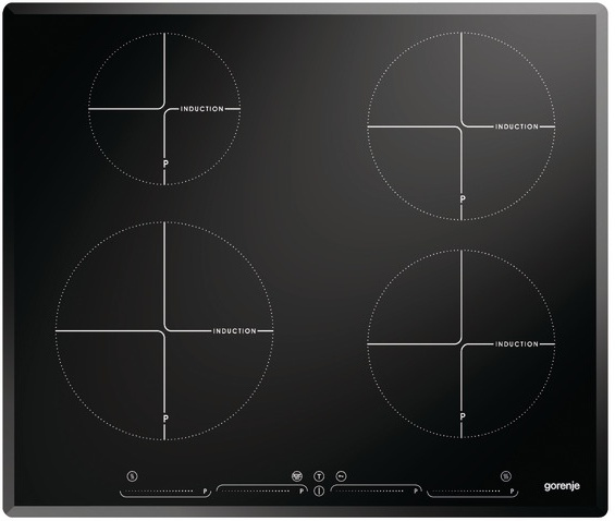 Gorenje IS641AC hob Black Built-in Zone induction hob 4 zone(s)