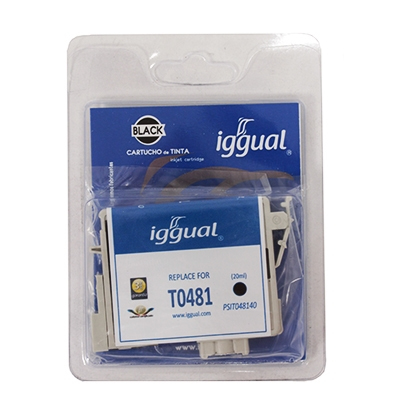 iggual PSIT048140 ink cartridge Black