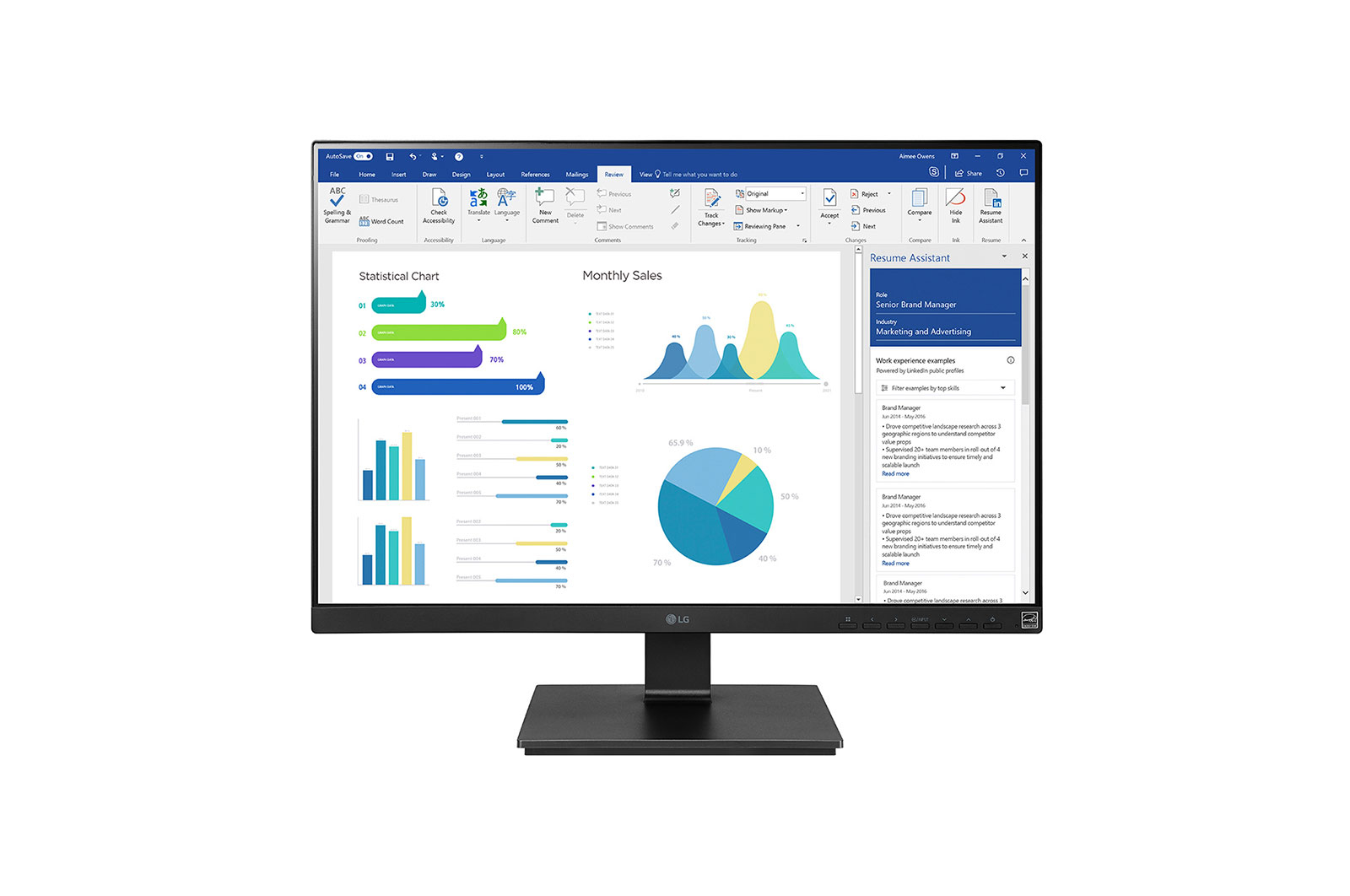 LG 25BL56WY-B computer monitor – image 1