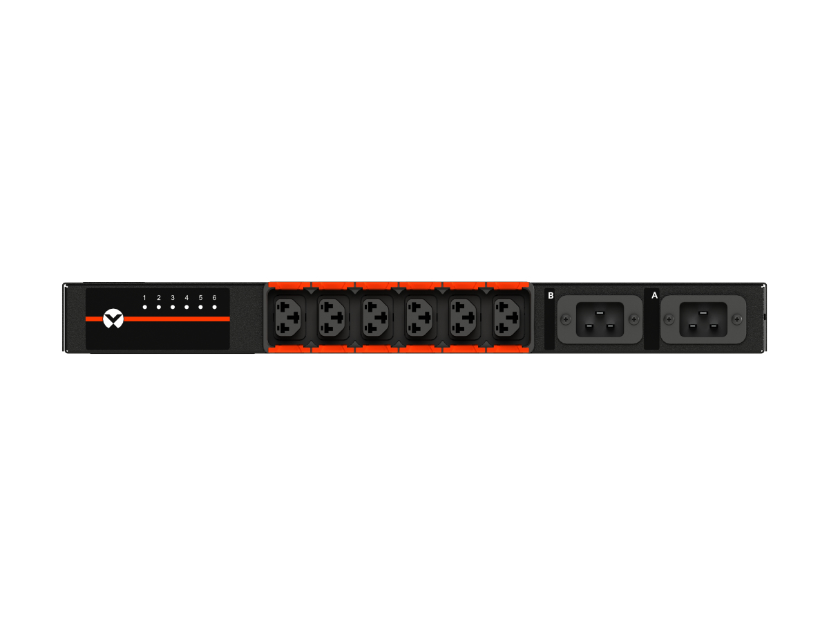 Vertiv Geist AUR3E1R5-06CF17-2C20C20A900-D power distribution unit (PDU) 6 AC outlet(s) 0U Black – image 2