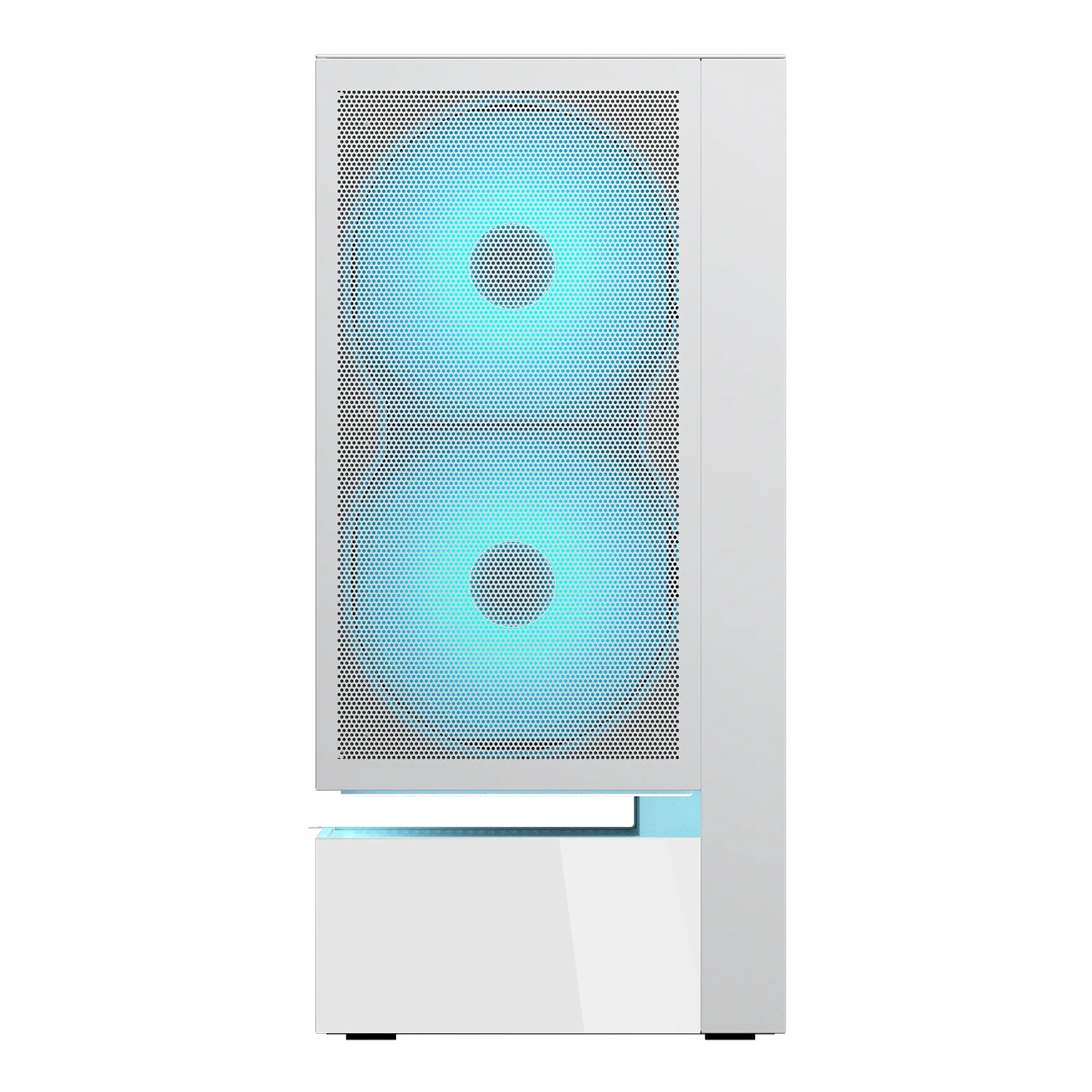 COUGAR Midi Tower Case, CFV235 Vision, ARGB, LCD Display, Mesh, White – image 2