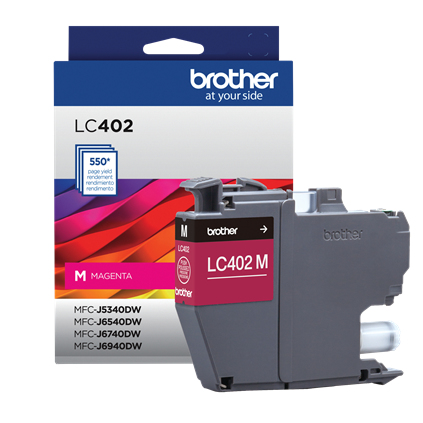 Brother LC402M ink cartridge 1 pc(s) Original Standard Yield Magenta – image 2