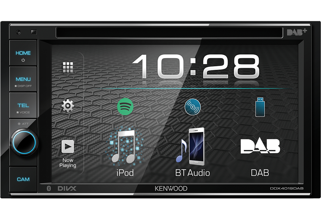 DDX4019D-E3 car media receiver Black